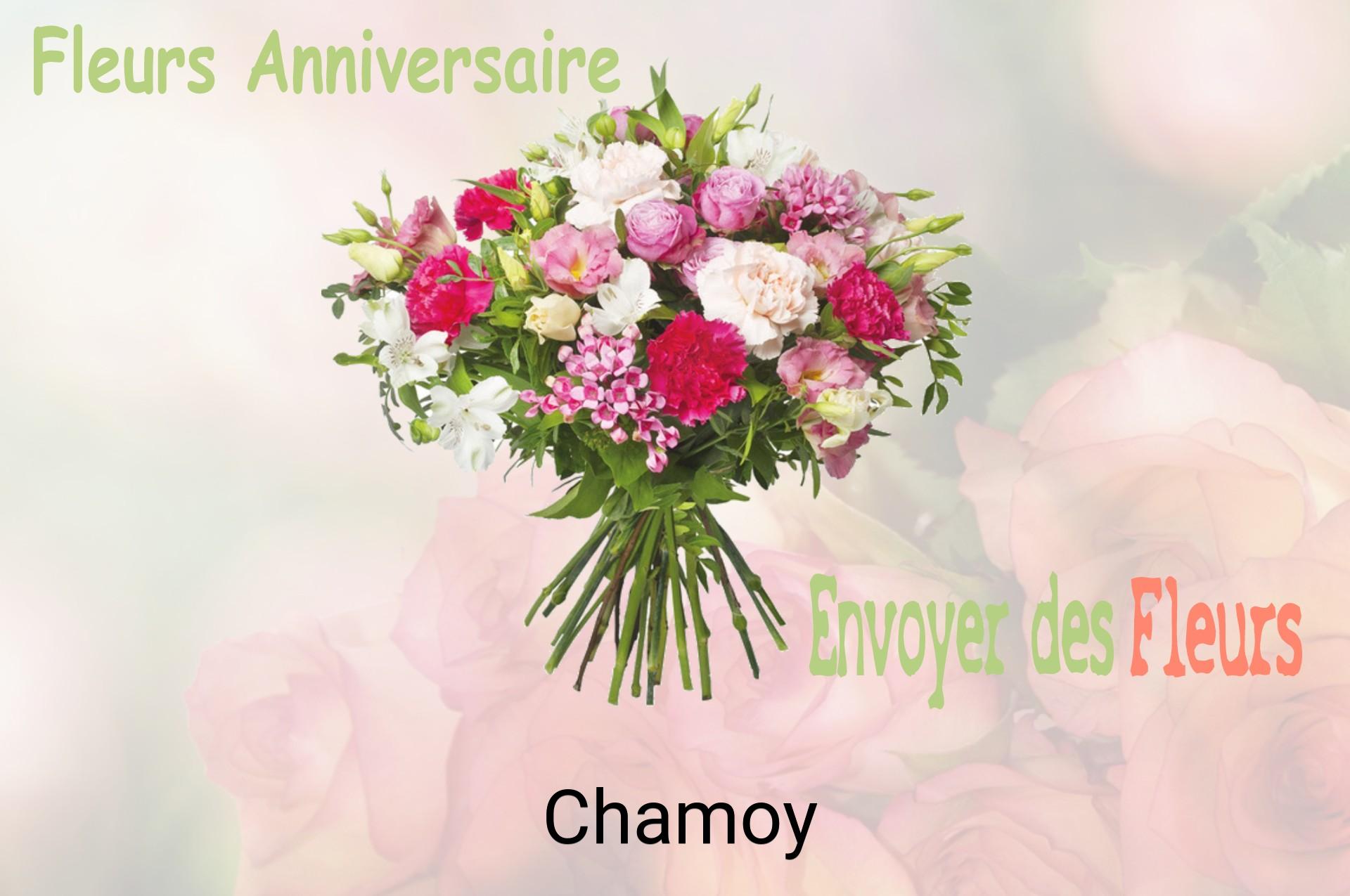 Bouquet de fleurs d’anniversaire livré à Chamoy